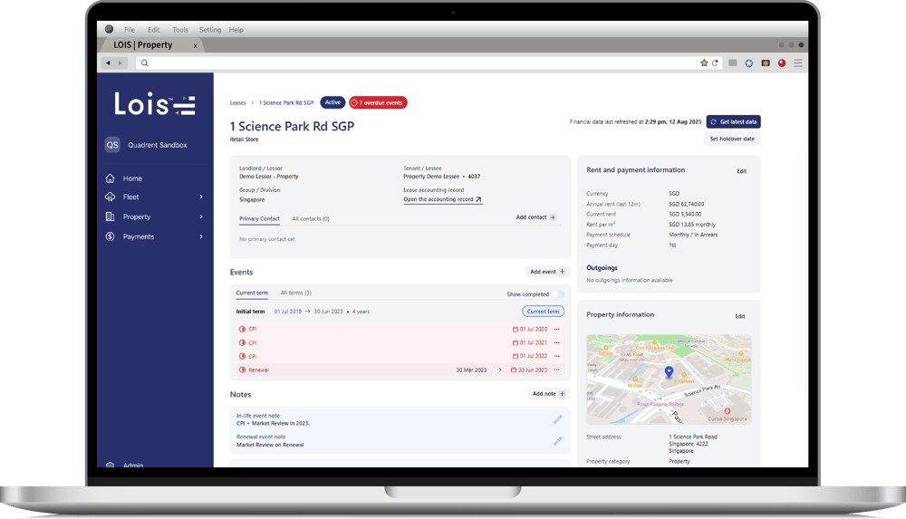 Single lease view event Laptop Sept 25