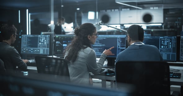 Finance team using AI