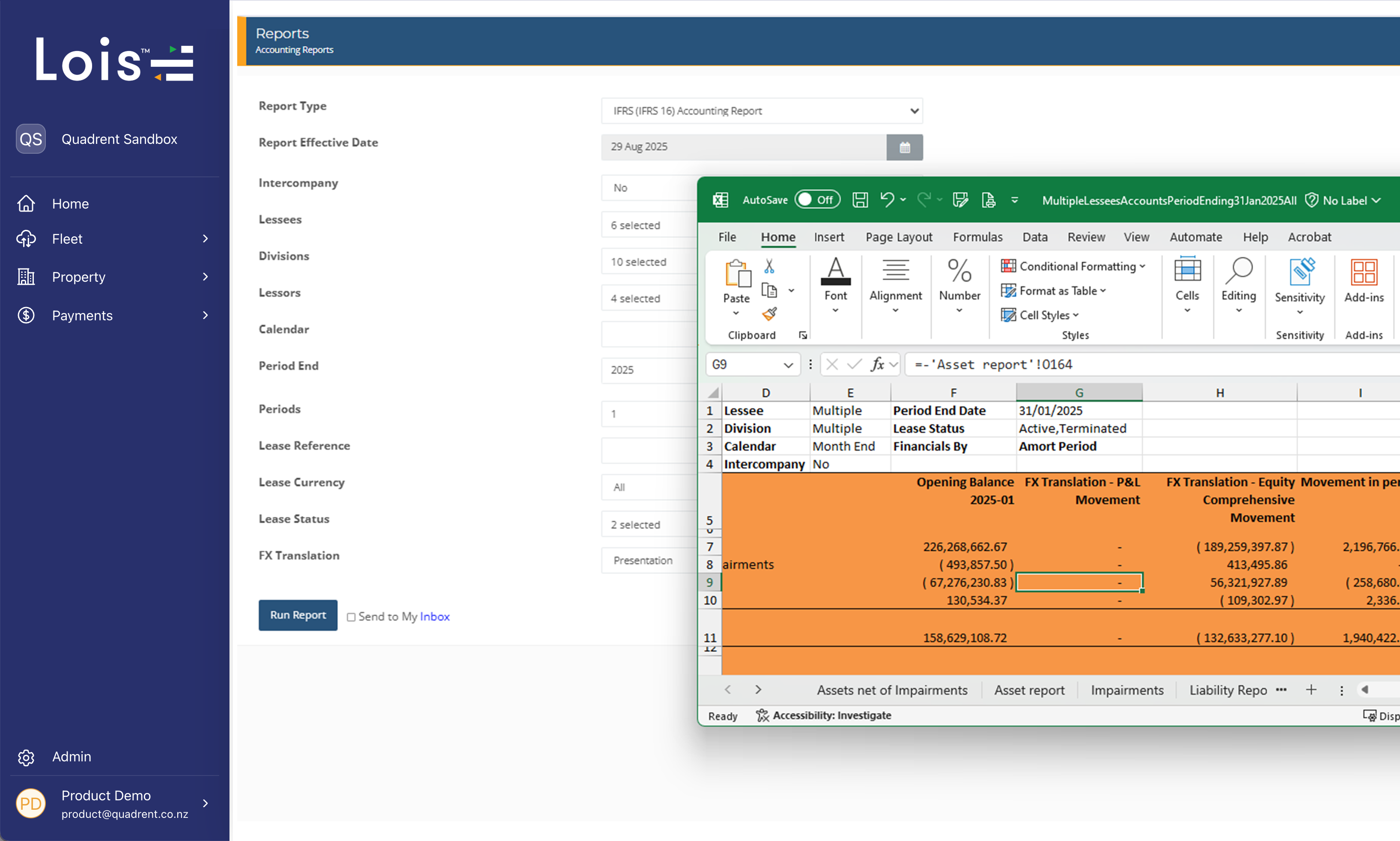 Save weeks of reporting time
